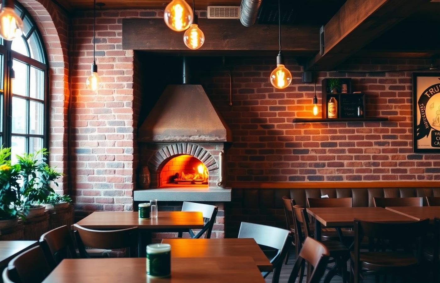 Wnętrze pizzerii